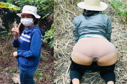 Em thôn nữ chỉ mê ân ái trong vườn hoa